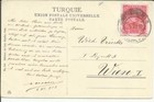 Austria -office In Turkey-sc 47 single Frank  Constantinople 1 vi 12 Postcard