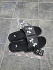 Nwt Under Armour Men s Ua M Ignite 7 Slide Comfort Sandal Black Size 17 Pool