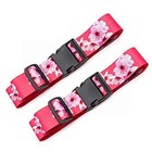  Luggage Straps Suitcase Belts Travel Bag Accessories Sakura -- 2 Pack