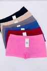 6 Boyshorts Seamless Boxer Boy Short Soft Panties Undies Underwear Sport One Sz