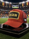 Fifa Belgium World Cup 26 Red Mesh Trucker Hat Cap Official Licensed