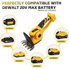 9 cordless Hedge Trimmer For Dewalt 20v Battery 2in1 Grass Shear shrubber Trimme