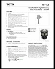Toto Tet1lb32 cp Toilet Flushometer Valve
