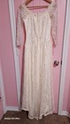 Ivory Country-western  Size 4  Handmade Wedding Dress  Worn Once In 2003 