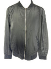 Unisex Bomber Jacket In Black Online Poly Blend  All Size New  