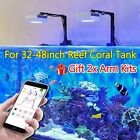 2pcs Popbloom Rl90 Wifi Led Aquarium Light 48 For Marine Coral Reef Sps Lps Grow