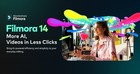 New   Wondershare Filmora 14 Video Editor For Windows Lifetime Dvd