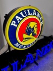 Vintage Paulaner Beer Sign Light Pub Restaurant Decor Original