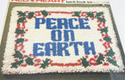 Vintage Red Heart Coats   Clark Latch Hook Kit   peace   6616-08 New Christmas