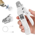 2-in-1 Dog Cat Nail Clipper Grinder Pet Claw Care Trimmer With Light For S m l
