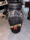 Vintage Michelob Beer Black Faux Leather Carry Golf Bag 1970 s