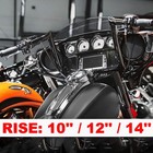 12   14   16   For Harley Street Electra Glide Meathook Bars Handlebar