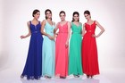 Women Dresses Sexy V Neck Long Dress Formal Evening Prom Party Long Ball Gown