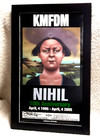 Kmfdm Poster Nihil 10th Anniversary 2005 Art Print Hand     Signed Ultra Rare