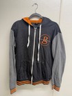 Garth Brooks World Tour Full Zip Hoodie Mens Large Charcoal Gray Orange Accents