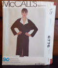 Mccall s Sewing Pattern 6776 Misses Dress Pullover 90 Minute Fashion Size Sm Uc