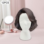 11 02inches White Realistic Female Mannequin Head Eps 12 Pcs Foam Wig Display Us