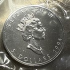 1994 Canada Elizabeth Ii 5 Dollars 9999 Silver Maple Leaf 1 Oz Coin  38
