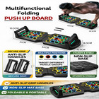 Multifunctional Folding Push Up Board Set With Handles Home Gym Chest Workout