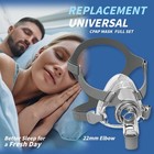 Full Face Replacement Cpap Mask  Includes Headgear  Cushion  Frame Large
