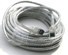 10m Firewire 9p 9p Cable 33ft 10m Silver 9pin 9pin 1394b 800 New Usa
