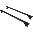 165lbs Black Roof Rack Cross Bars Jeep Compass 2008-2010 Side Rails Only