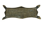 Vintage Antique Solid Brass Cribbage Game Board Parlour Game  14 