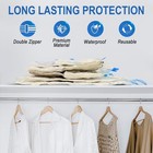 10 X Jumbo Vacuum Storage Bags Travel Space Saver Garment Seal Clothes Organizer