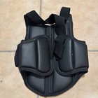 Ata Chest Protector Sparring Vest Child Size Medium Black Red Taekwondo Karate