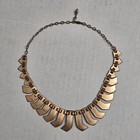 Vintage Matisse Necklace Renoir Copper Enamel Mid Century Modern Signed