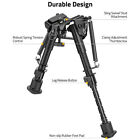 6  - 9  Tactical Rifle Bipod Carbon Fiber Lightweight Spring Return Gun Bipod Us