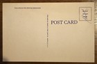 Vintage Linen Postcard Old Water Wheel Mountain Scene Ashville Post Card Co 