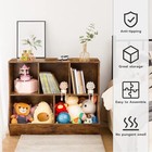 Hoobro Kids Toy Storage Cabinet Bookcase Bookshelf Bedside Organizer Bedroom