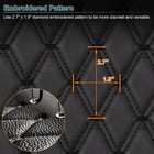 Quilted Faux Leather Fabric Diamond Stitch 63  Pu Upholstery For Car Headliner