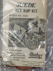 Vintage Tandy Leather Company Suede Key Kup Fob Kit Stock No  4268 Nos