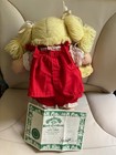 Vintage 1984 Cabbage Patch Kids Doll Blonde Pigtails Blue Eyes