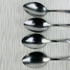 Vintage Set Of 4 Spoons Soviet Ussr Space Sputnik Metal Souvenir 1970s