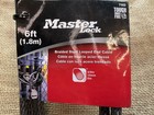     master Lock 78d 6ft Braided Steel Looped End Cable 3 8in Diameter Vinyl Coated