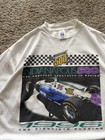 Logo 7 Indianapolis 500 1996 Eightieth Running Indycar Racing White T-shirt L
