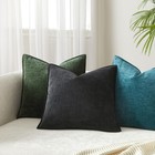 16x16 Black Throw Pillow Covers Of 2 Decorative Pillow Covers For Couch Sofa    