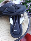 Nike Womens Comfort Footbed Sandal Size 9 Pink Black Thong Slide Flip Flop Shoes