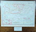 Vintage 1911 Puerto Rico Map 14 x11    Old Antique Original