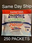 Neilmed Sinus Rinse 250 Packets Premixed Refill Allergy Expires 1 2028
