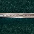 Vintage Prima Ns Alp Spoons 4  Silver Plate Set Of 6 Floral Patterns   Sweden