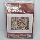 Vintage Needle Treasures Octopussy On Log Cabin Quilt Needlepoint Kit 14  X 11 