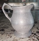 Vintage Pewter Tavern Creamer Pitcher Serveware Primitive 3 5 