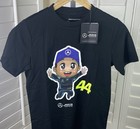 Mercedes-amg Petronas F1 Team - Lewis Hamilton Caricature T-shirt  Youth L - Nwt