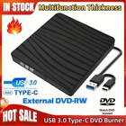 New Portable Cd Burner Player Type C External Dvd Drive Usb3 0 For Laptop Pc