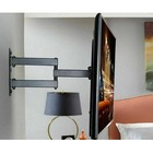 Full Motion Tv Wall Mount Bracket Swivel Tilt 14 17 22 24 26 32 40 42 Inch Led