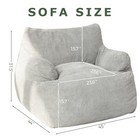  Giant Bean Bag Chair Sofa  Big Comfy Chair For Bedroom Living Room  Large 